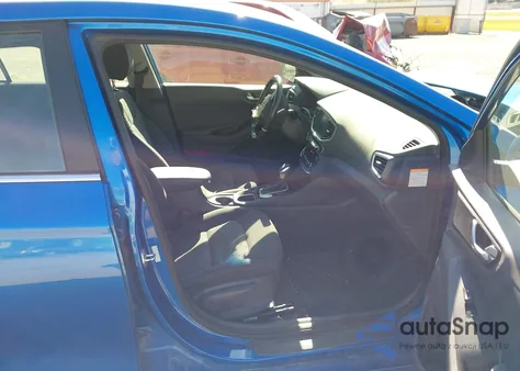 2017 Hyundai Ioniq Hybrid Sel from USA, damaged, VIN KMHC75LC8HU040029